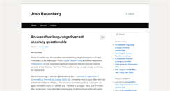 Desktop Screenshot of josh-rosenberg.com